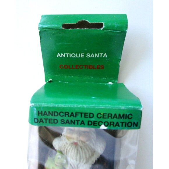 VTG Commodore Mfg.Corp. Antique Santa Collectibles 1905 England Ornament Ceramic - Picture 3 of 16